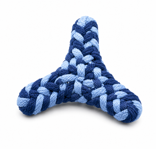 Braided Rope Dog Tug Toy – Durable Cotton Rope Chew and Tug Toy for Dogs