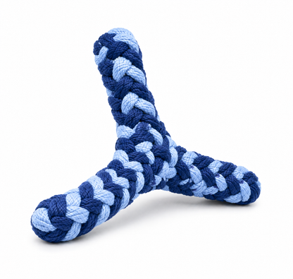 Braided Rope Dog Tug Toy – Durable Cotton Rope Chew and Tug Toy for Dogs