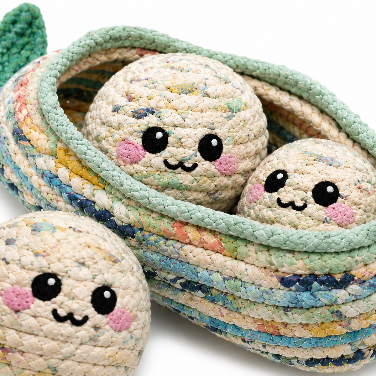 Interactive Turtle Cat Toy Set – Woven Plush Cat Play Set with Removable Soft Balls for Cats and Kittens
