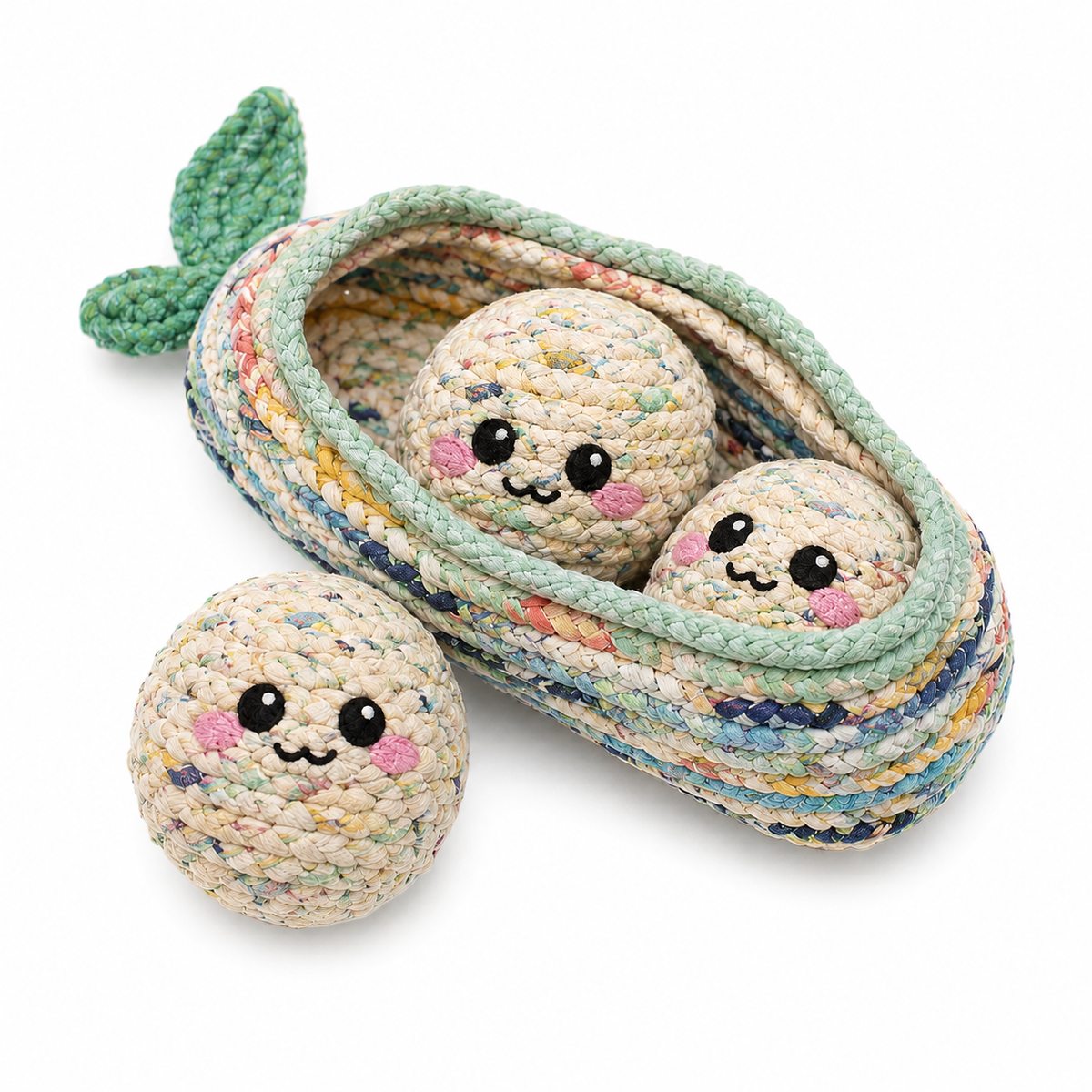 Interactive Turtle Cat Toy Set – Woven Plush Cat Play Set with Removable Soft Balls for Cats and Kittens